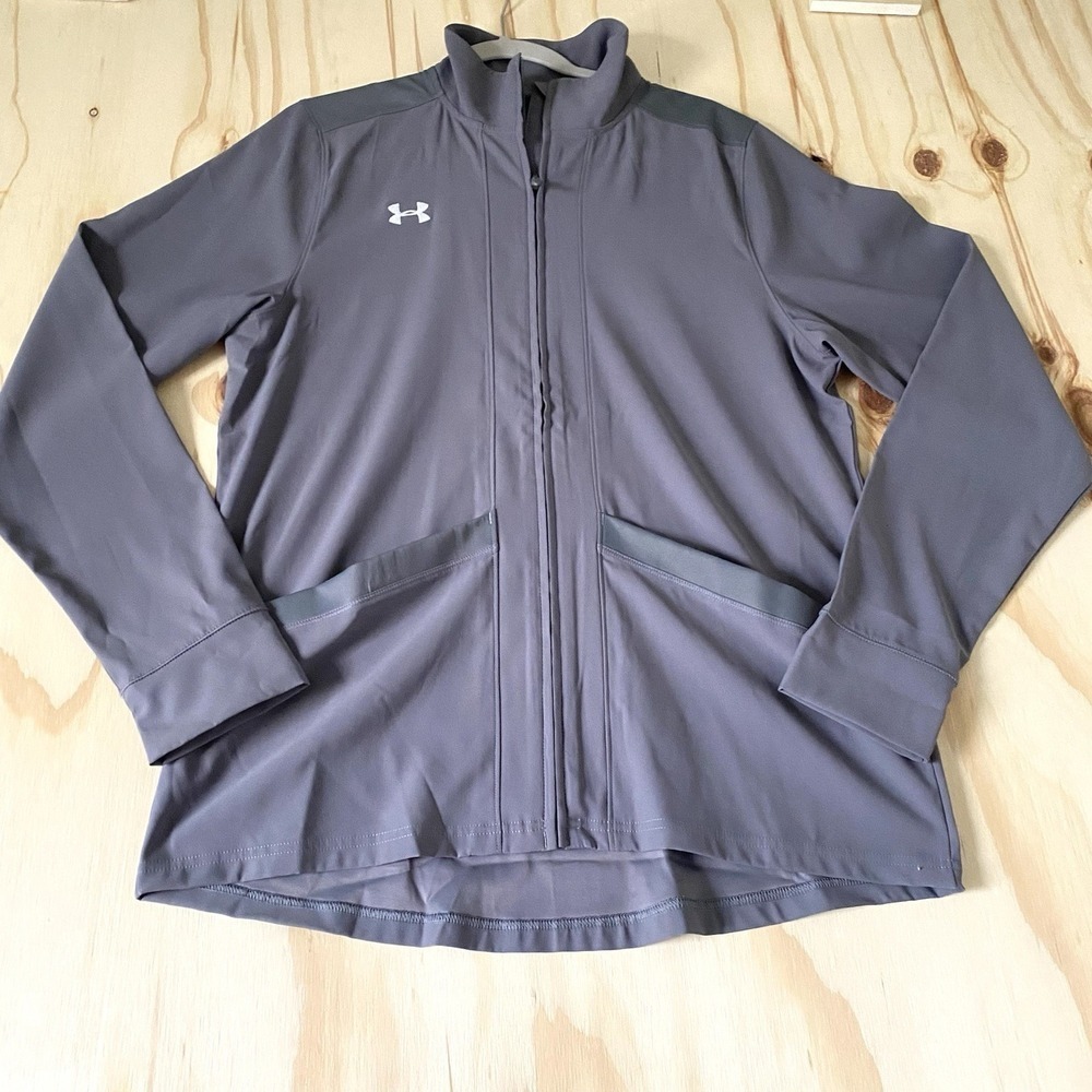 Under Armour Women's Jacket Sz Large All Season Gear Full Zip